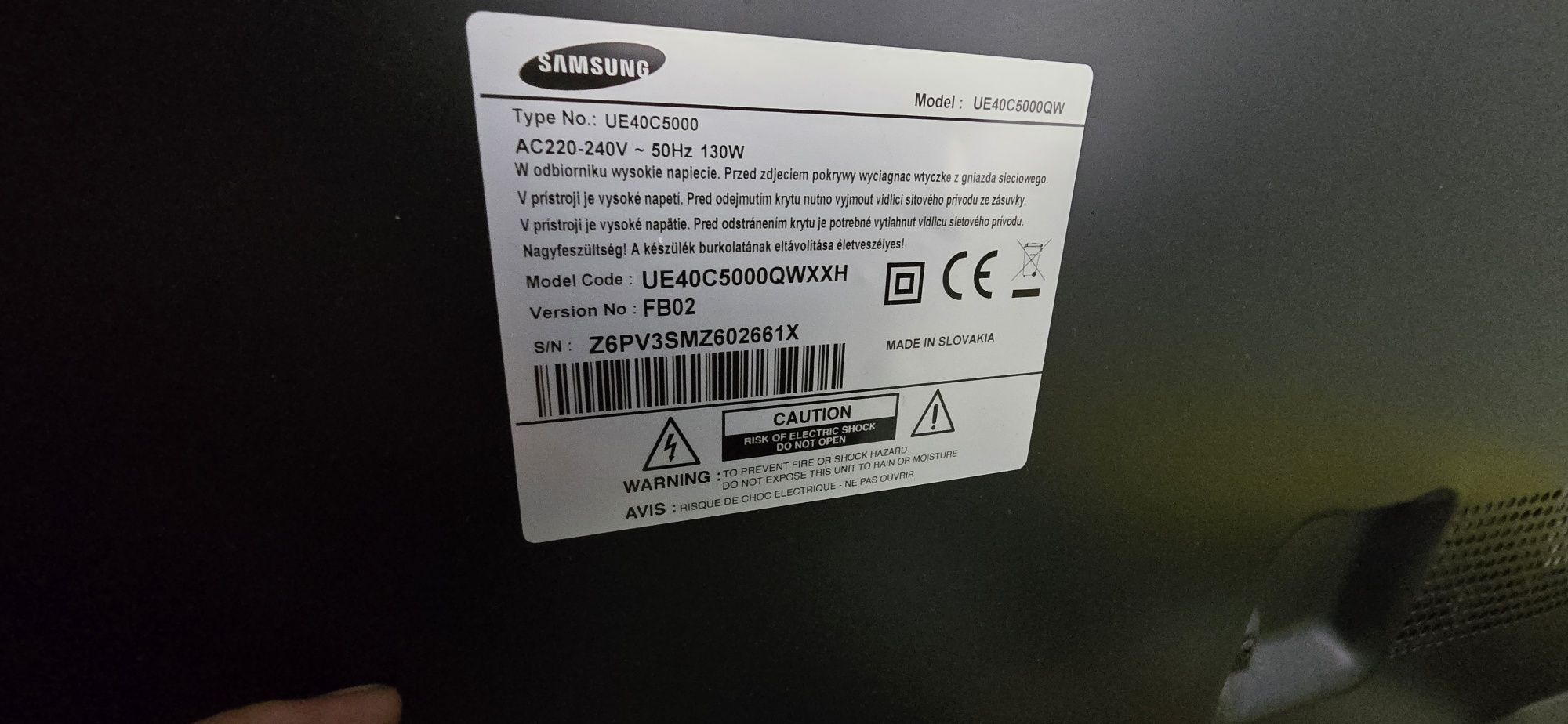 Telewizor led samsung 40cali