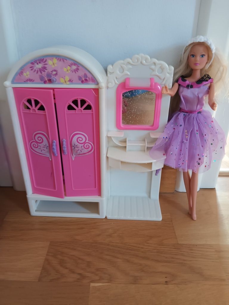 Barbie komplet toaletka ,kawiarenka