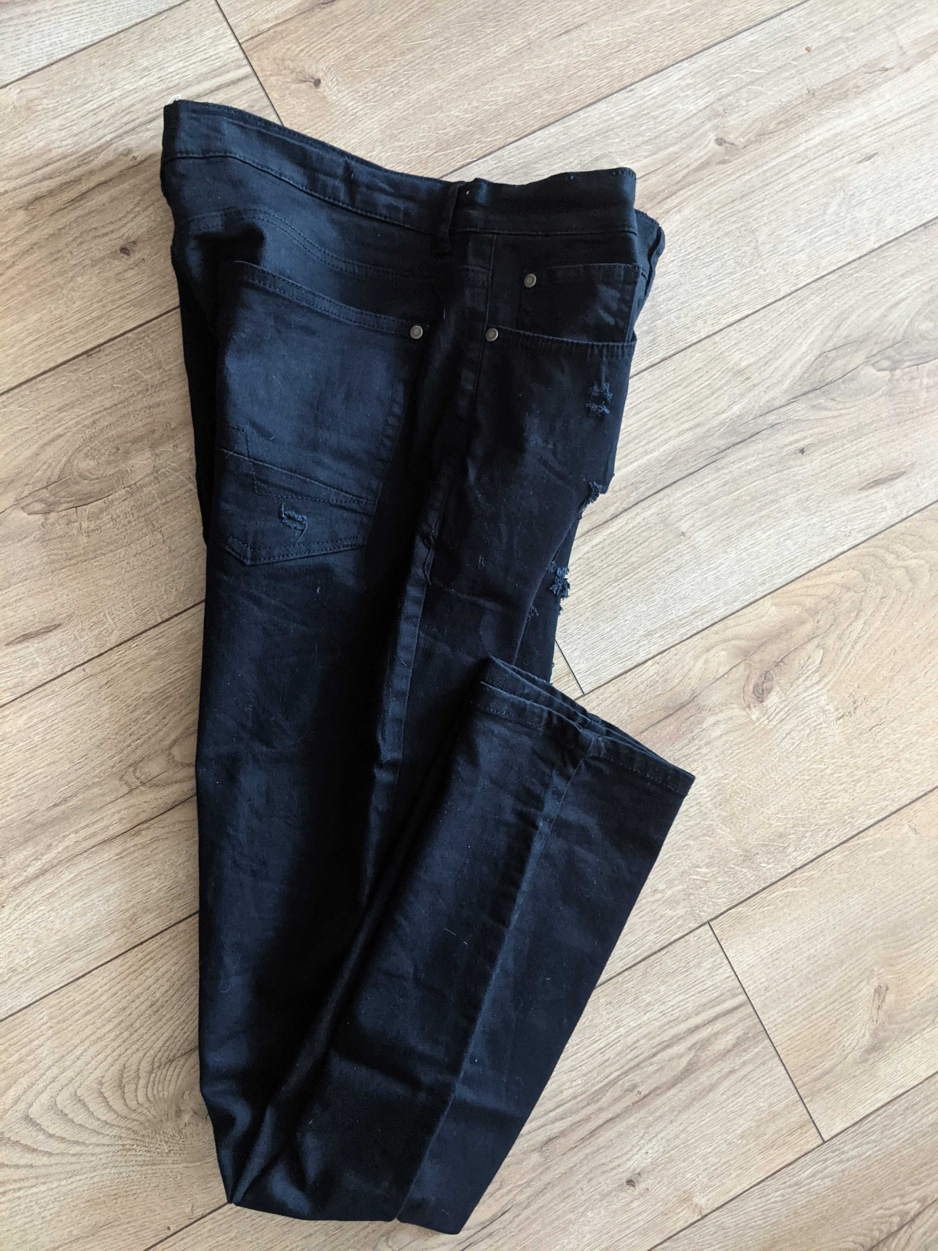 Spodnie męskie 36/34 elastyczne dziury miękki jeans jNowe pas96