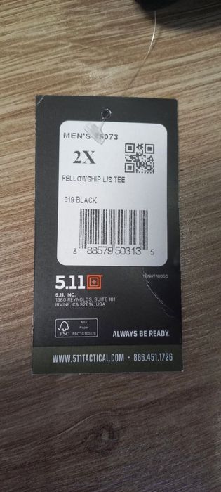 Реглан 5.11 tactical