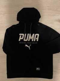 Czarna bluza z kapturem Puma