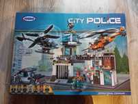 NOWE Klocki komisariat Policji Helikoptery radiowóz jak lego