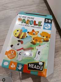 2x Puzzle Montessori Headu