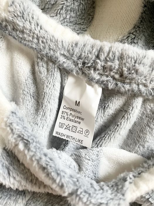 Стильні теплі жіночі пижами М / XL плюшева женская махрова топ і штани