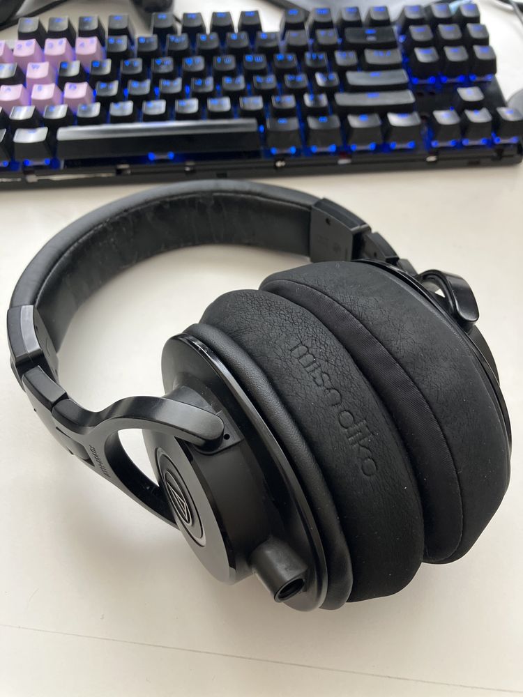 Ath m40x + кастомные гелевые амбюшуры