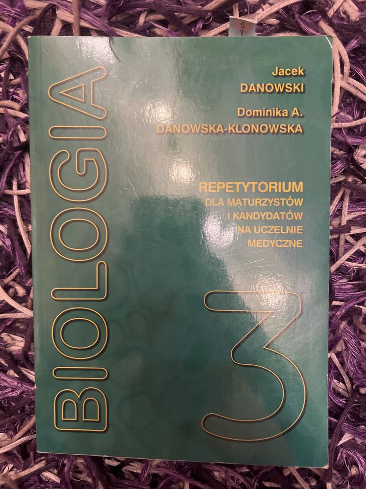 Podręczniki/repetytorium z biologii Danowski 3 tomy