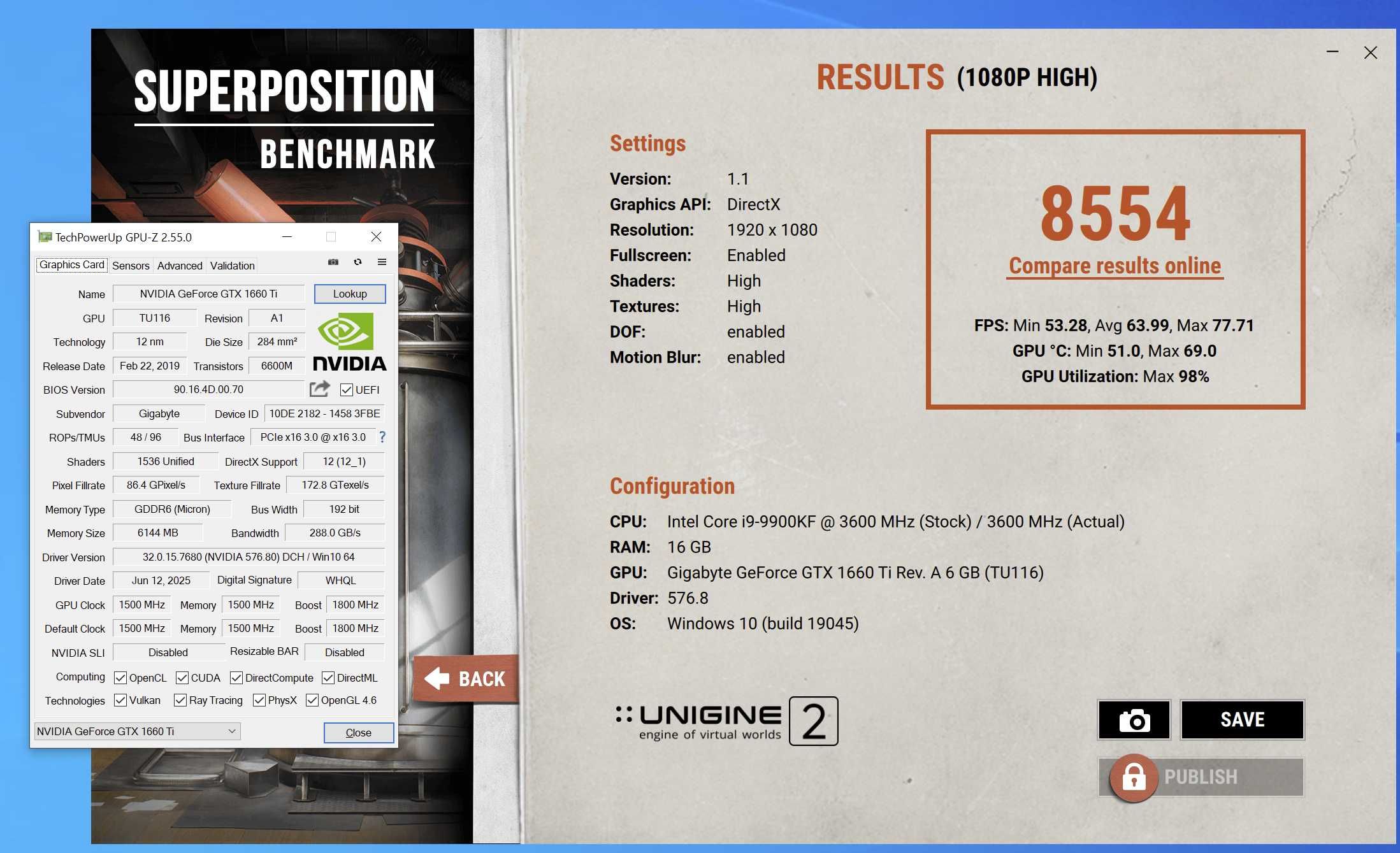 ігрова відеокарта GTX1660 Ti 6GB GDDR6 Gigabyte. Trade-IN