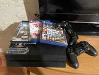 Ps4 1 терабайт памяті два геймпади та три гри в подарунок,