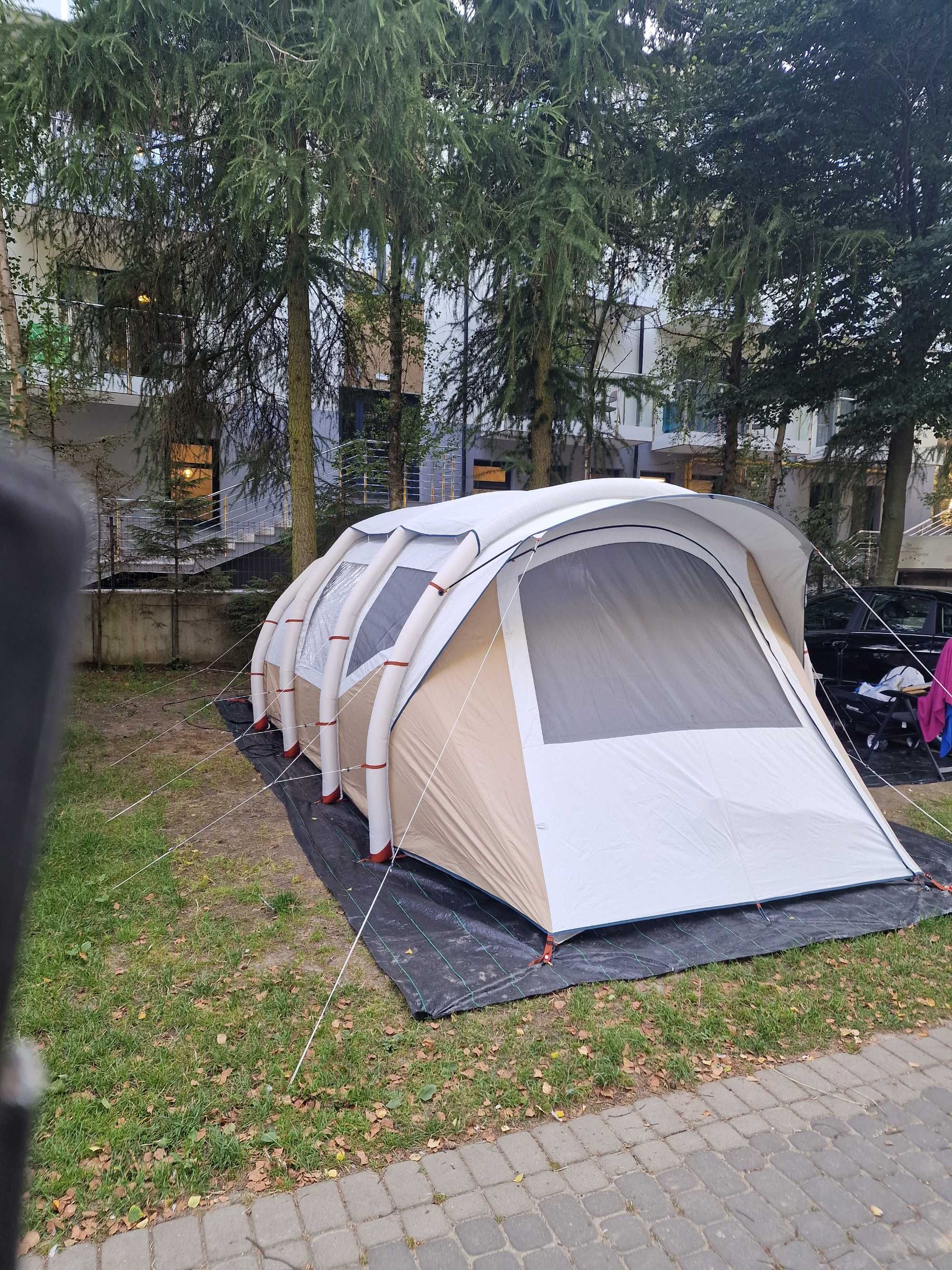 Namiot kempingowy quechua air second 6.3 + dodatki