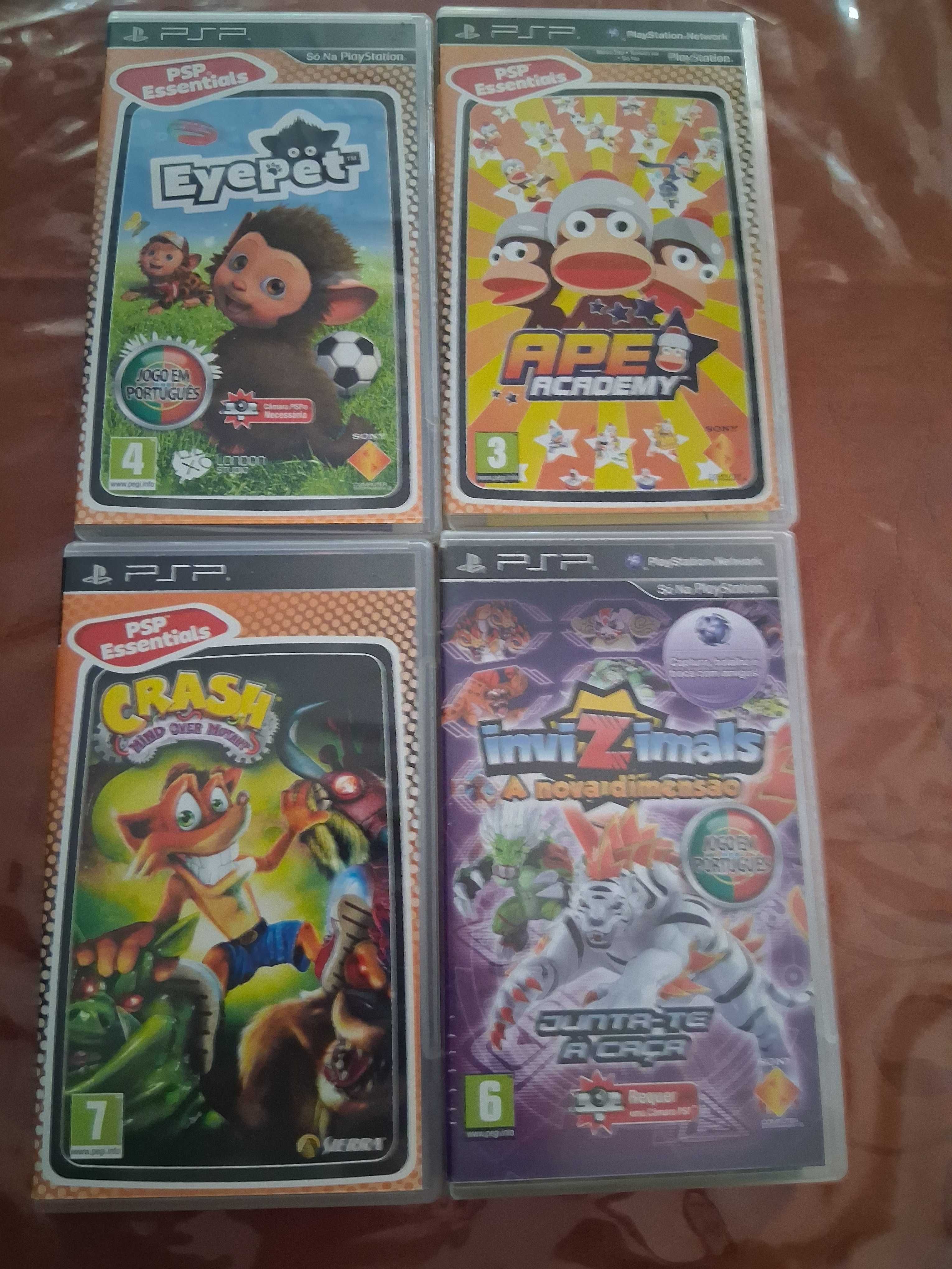 Jogos variados para PSP