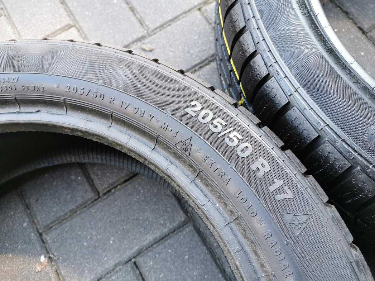 205/50 93V R17 CONTINENTAL TS815 SEAL 7mm 2021r Całoroczne 2SZT Opony