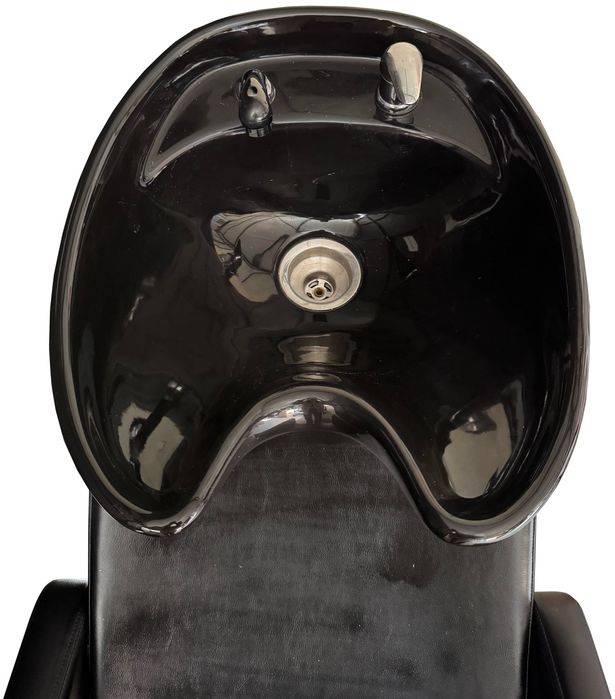 Rampa para Lavagem Capilar Preta, Pio Preto e Base Branca, Usada