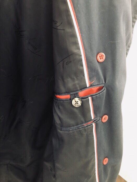 TOMMY HILFIGER Trencz rozmiar L granatowy!