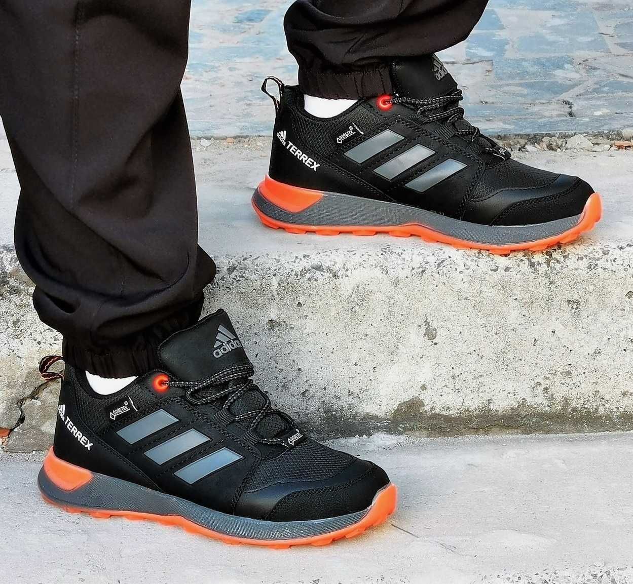 Зимние Термо Кроссовки Мужские Черные Адидас Терекс ADIDAS Terrex