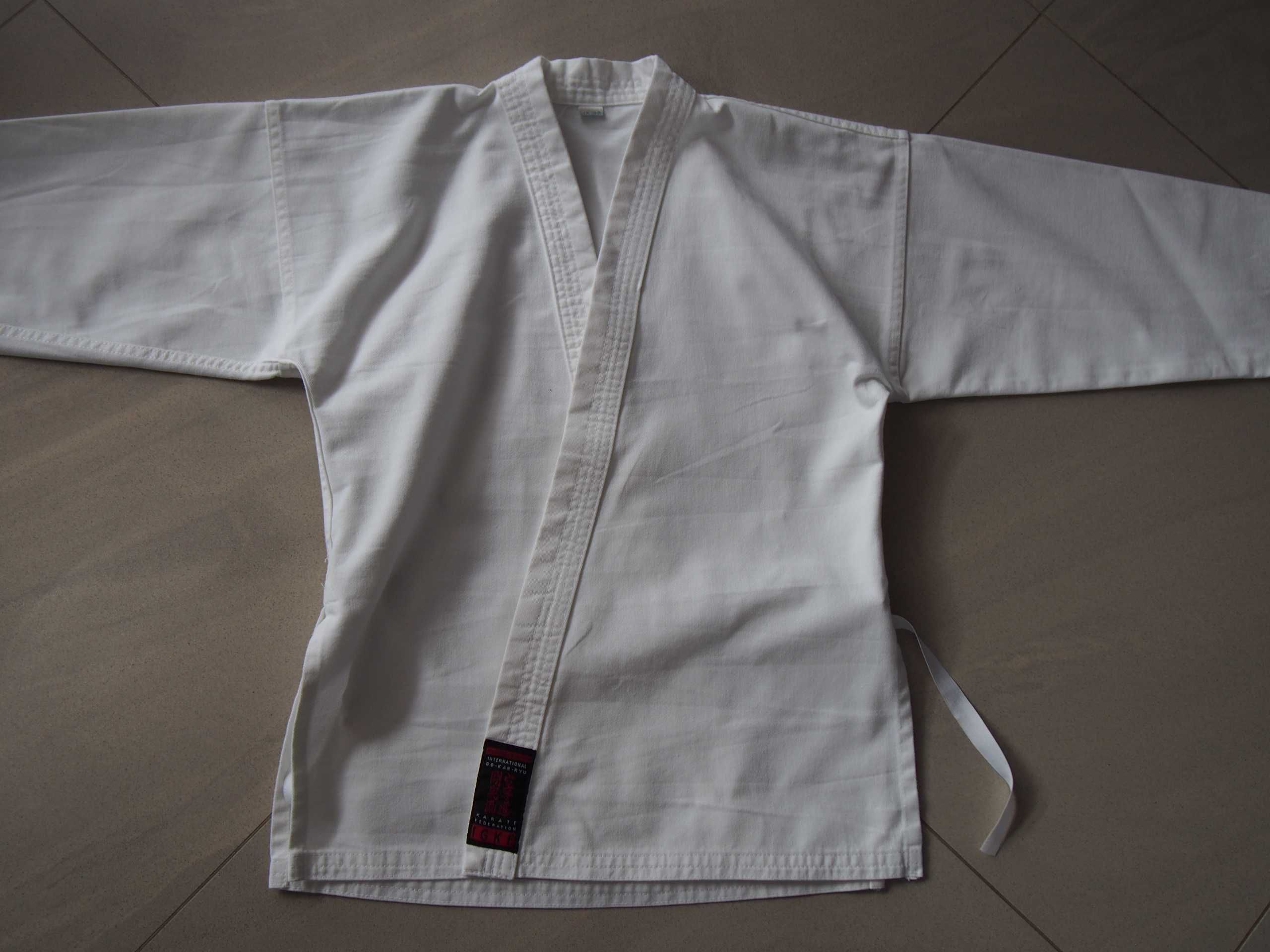 Kimono karate 140 cm GÓRA