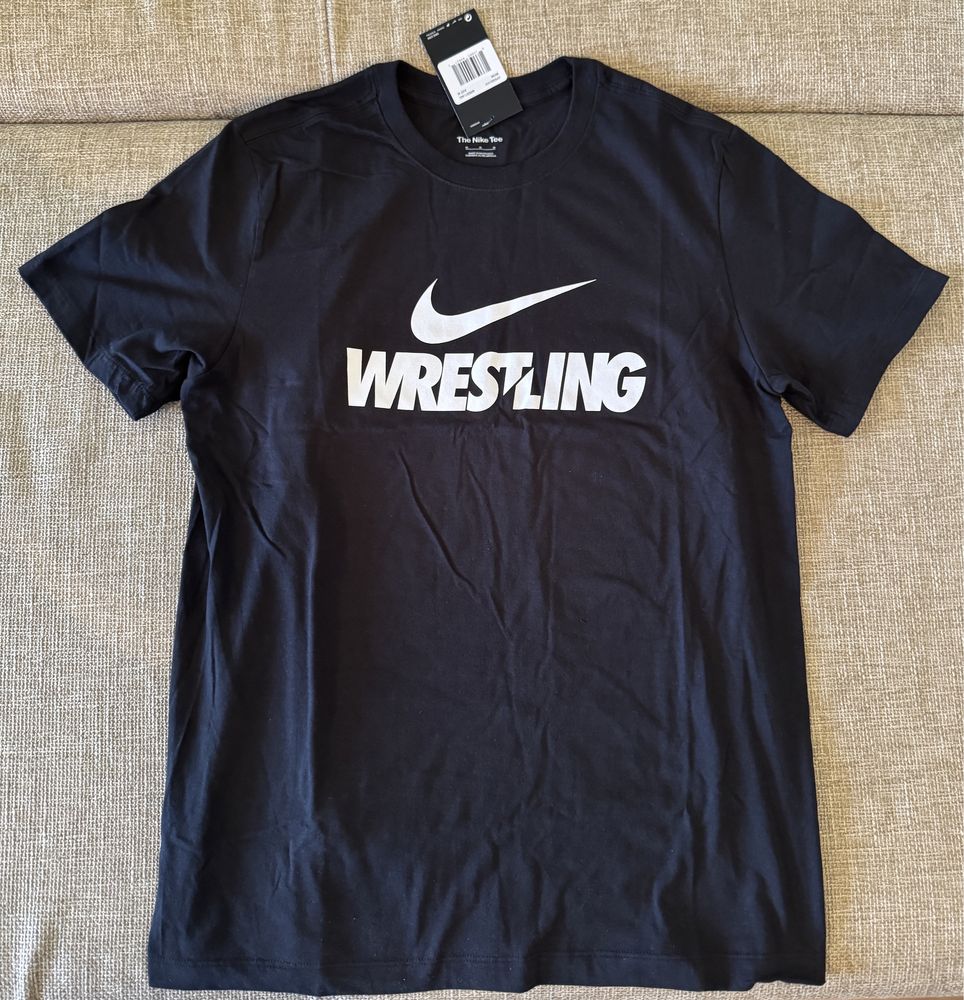 Борцовкская футболка Nike Wrestling T-Shirt Black