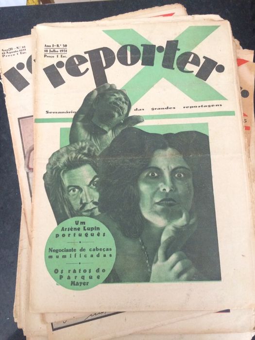 Revistas Repórter ano 1930, 1931,1932