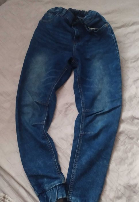 Spodnie chłopięce r 146 jeans denim