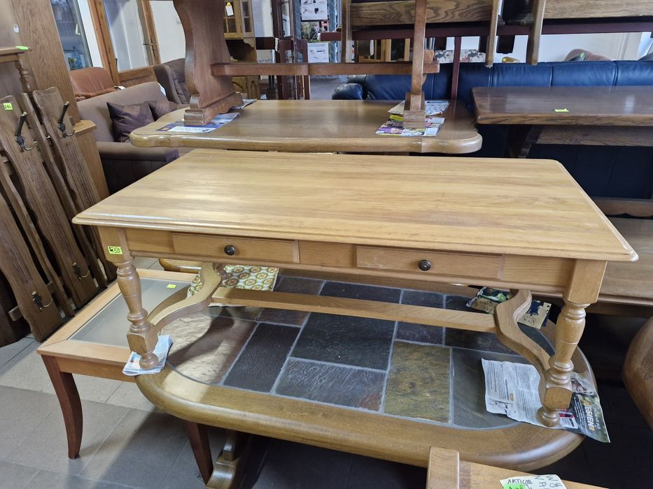 Ława stolik kawowy drewno blat: 115 cm x 60 cm wys. 47 cm wysyłka