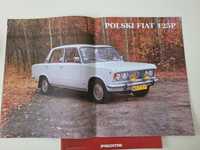 Gazetka plakat Auta PRL Fiat 125p