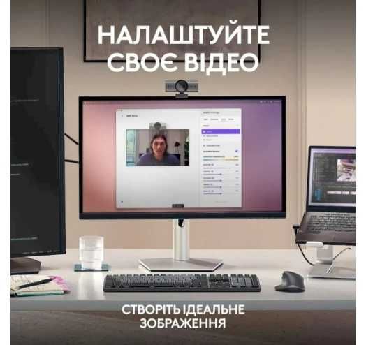 Веб-камера Logitech MX Brio 4K Graphite (960-001559,960-001548)