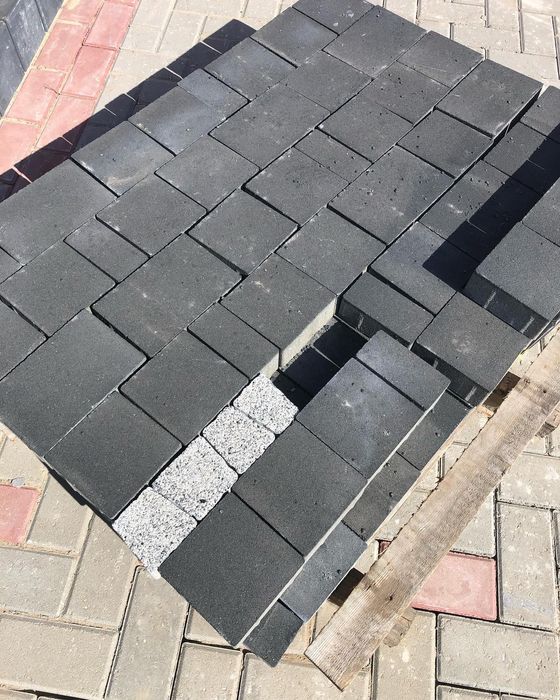 Kostka brukowa NEO 6 cm bez fazy SIERADZ grafit szara