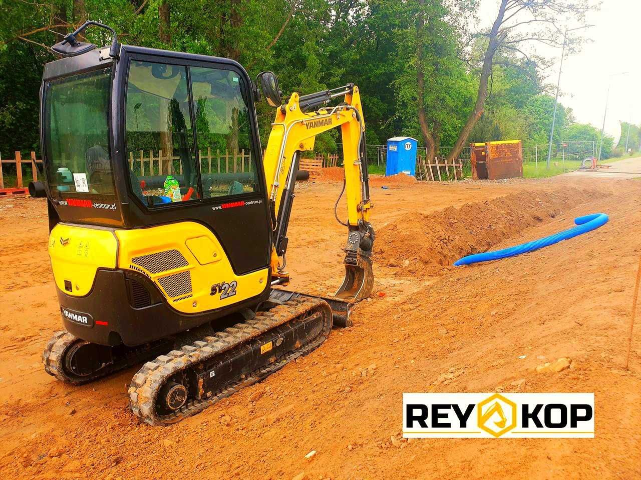 Wynajem Wypożyczalnia Mini Koparka, Usługi minikoparką, roboty ziemne