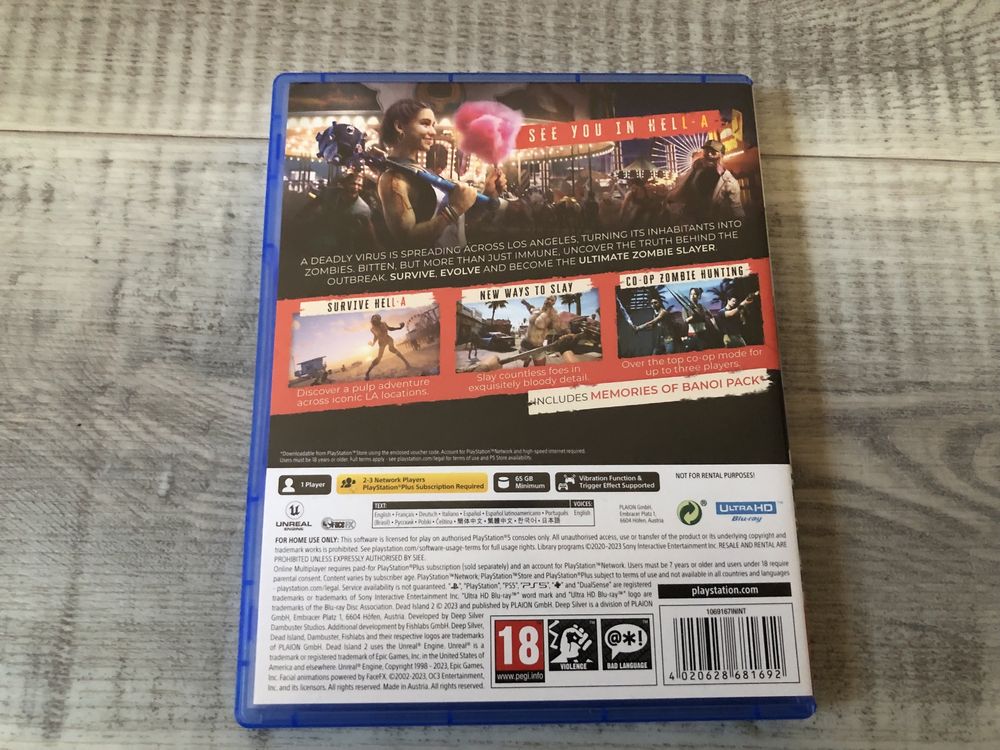 Продам Dead Island 2 на PS 5