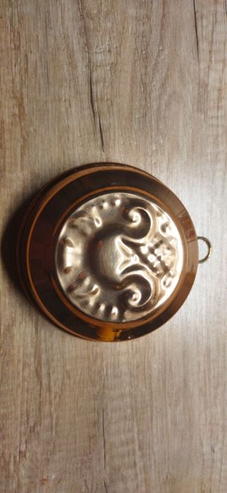 Miedziana blaszka do pieczenia z zawieszką (nowa)