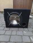 CLARION sw3013b subwoofer/skrzynia basowa + wzmacniacz BLAUPUNKT