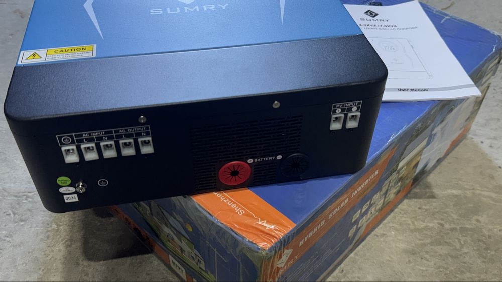 Новий гібридний інвертор 6.2 кВт Sumry