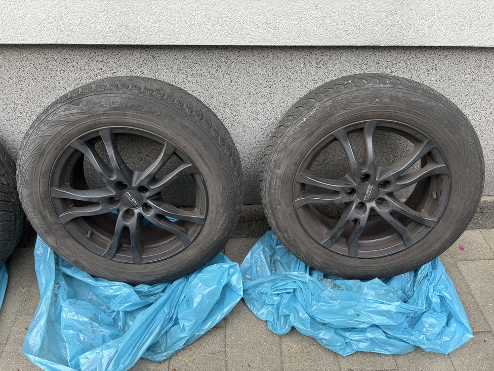 Felgi ANZIO Split Matt Black 17 Opony Nokian