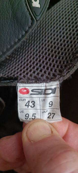 Мотоботи sidi 43 кожа