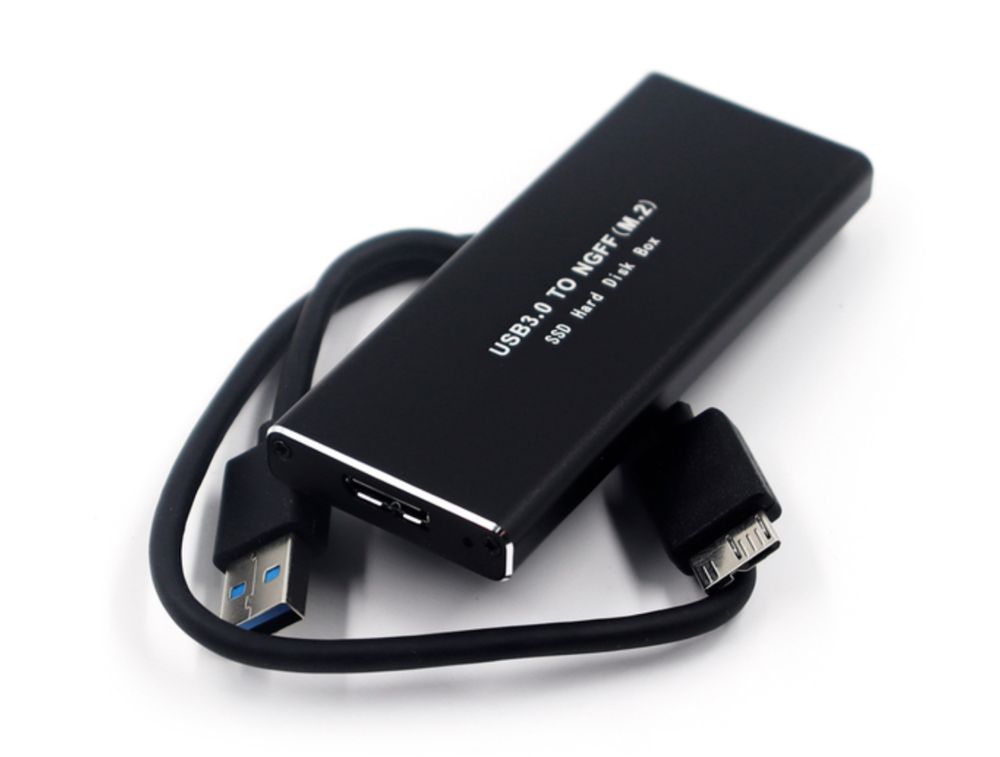 Карман зовнішній SHL-R320, USB3.0 M.2 NGFF, Black