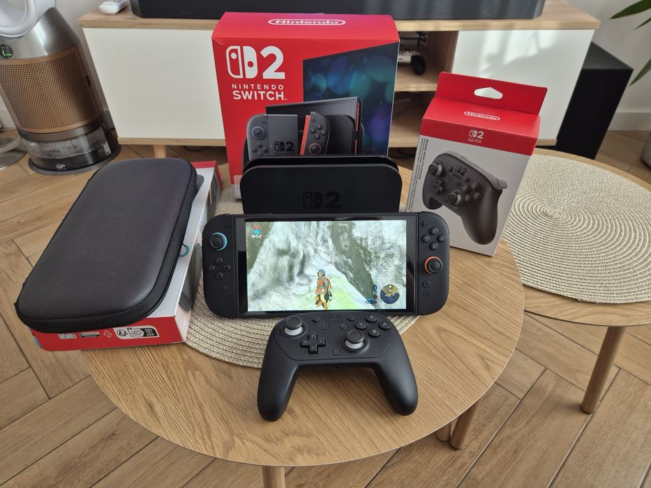 Nintendo Switch 2 + Pro Controller + Etui Gwarancja