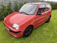 Fiat Seicento wersja LOOK 1.1 wspomaganie el-szyby mocno doinwestowany