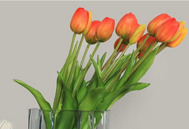 Tulipany silikonowe jak żywe