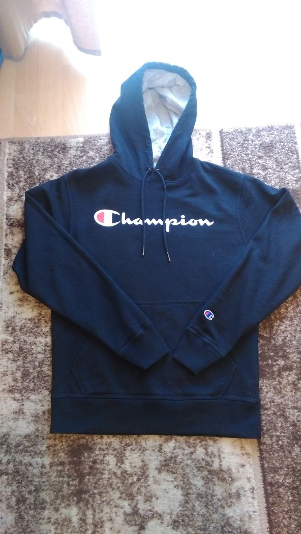 bluza z kapturem(hoodie)Champion czarna(unisex)