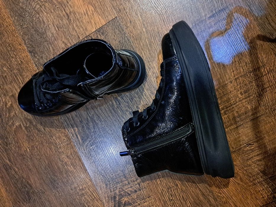 Черевики ботінки шкіряні