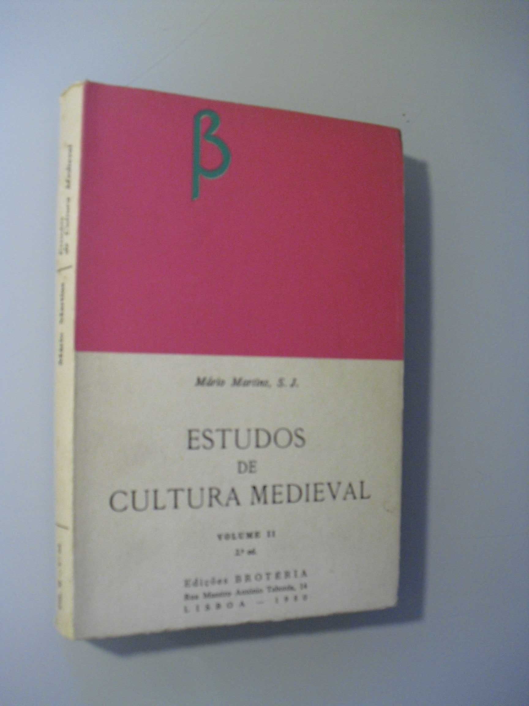 Martins (Mário,S.J);Estudos de Cultura Medieval-Volume II