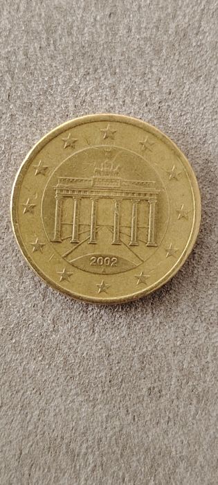 50 Cêntimos de 2002 Letra D  Alemanha