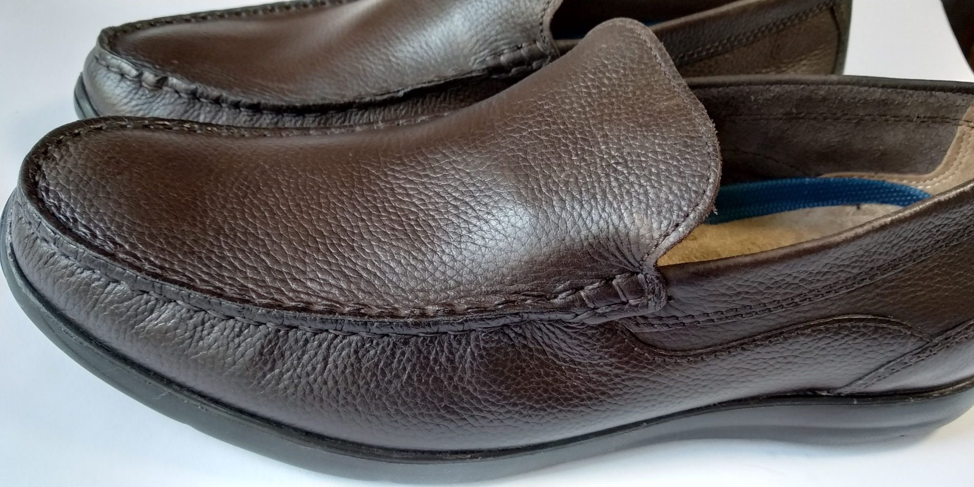 Шкіряні туфлі устілка memory лофери florsheim conlan venetian loafer