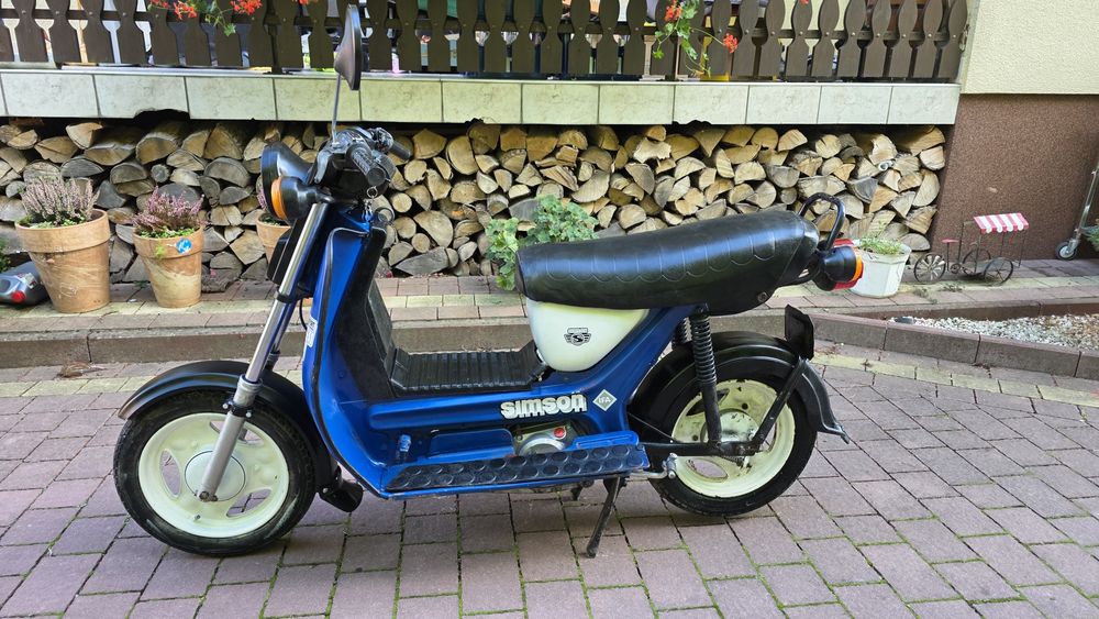 Simson sr 50 4 biegowy skuter zarejestrowany w Polsce Dostawa nie s51