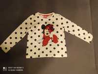 Bluzka Minnie Mouse r.104 nowa, z wypukłą kokardą