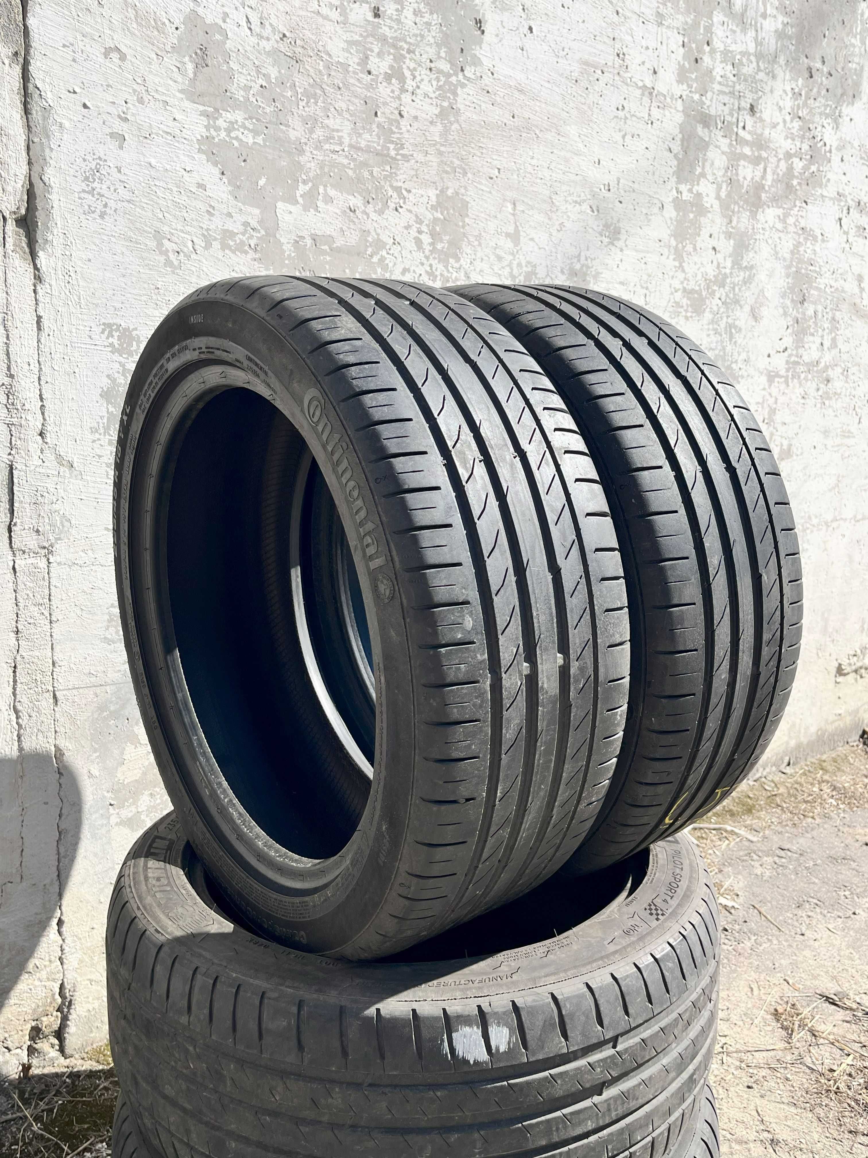 Резина 225/45 R18 CONTINENTAL ContiSportContact 3 SSR Лето Пара
