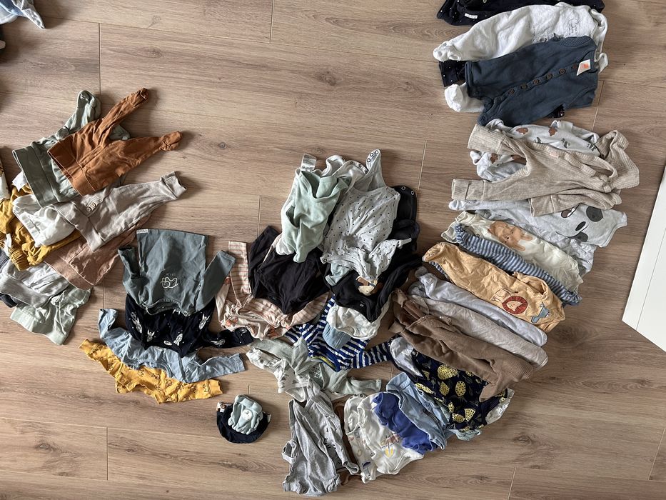 Wyprawka dla dziecka , ubranka dla chlopca 56/62