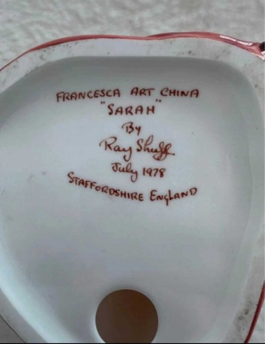Peça decorativa porcelana fina