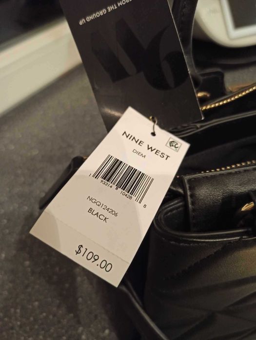 Torebka Nine West Diem Satchel, Black, czarny NOWA