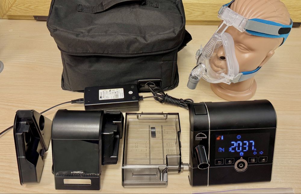 Сіпап апарат Lowenstein Prisma SOFT, 2037 годин роботи, cpap, біпап