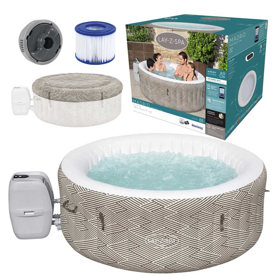 Basen Jacuzzi Spa Bestway 60055 Madrid WIFI